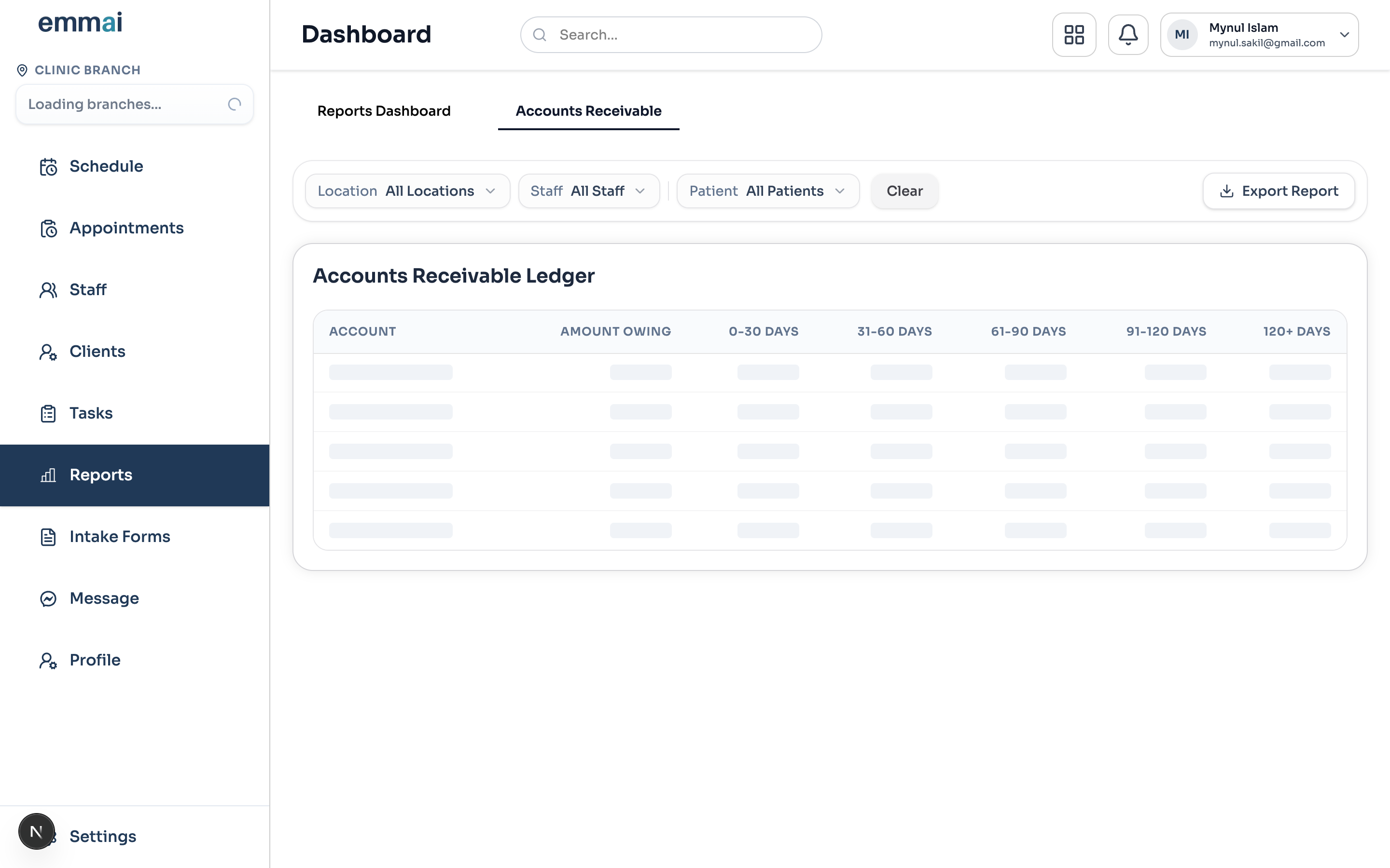 Insurance Claims Manager and Accounts Receivable (A/R) tracker.